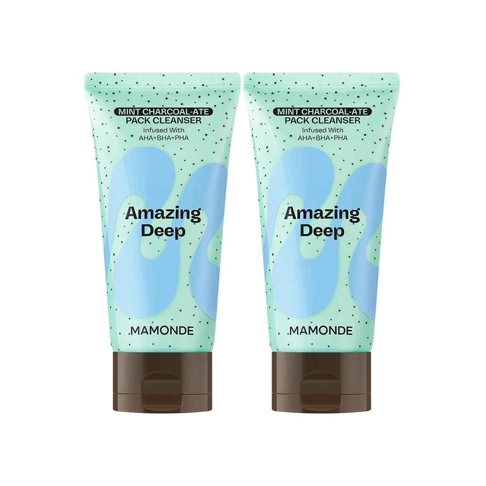 Mamonde Amazing Deep Mint Charcoal Pack Cleanser 135g (2 pack)