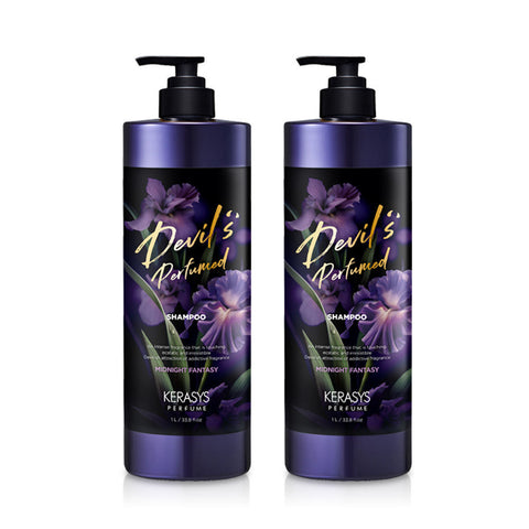 Kerasys Devils Perfume Shampoo 1L x2 Midnight Fantasy + Oilex Shampoo 60ML
