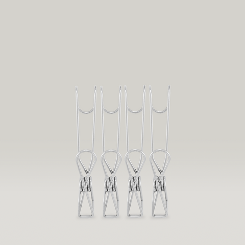 Donggubat Stainless Steel Multi-Purpose Ring Clips, 4 Pack
