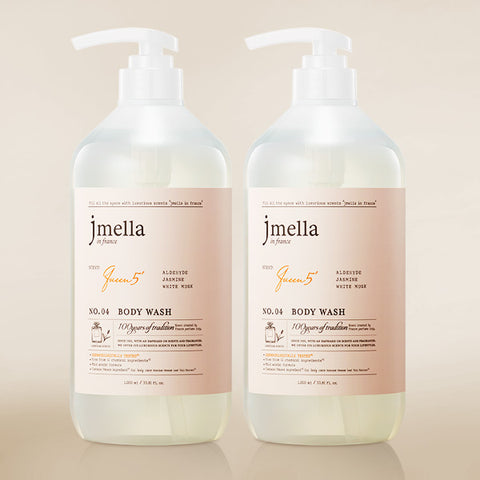 jmella Queen 5 Perfume Body Wash 1000ml (2 Pack)