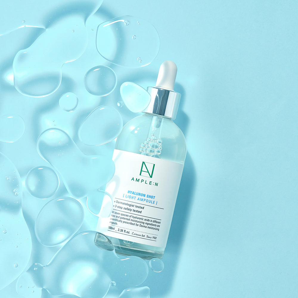 AMPLE:N Hyaluron Shot Light Ampoule 100ml (7-Type Hyaluronic Acid)