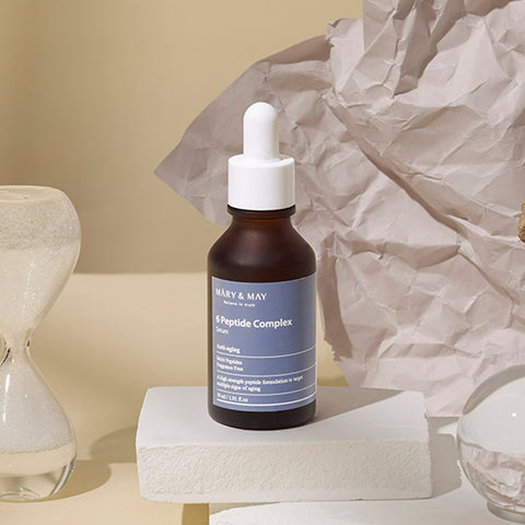 Mary&May Vegan Wrinkle-Improvement & Firming 3-Piece Set (Serum 30 mL + Lotion 120 mL + 30 Mask Packs)