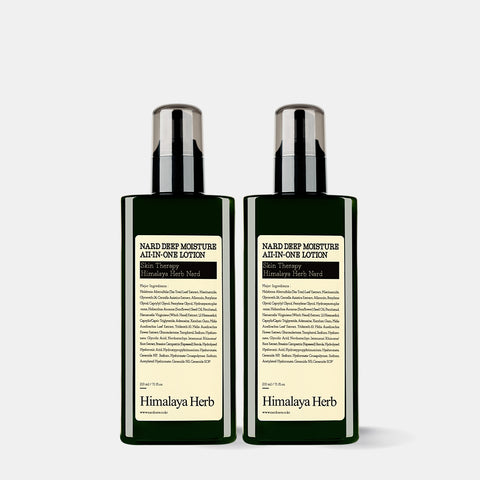 Nard Deep Moisture All-in-One Lotion 210ml (2 Pack) Aqua Woody Scent