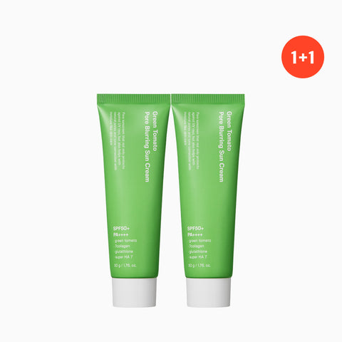 Sungboon Editor Green Tomato Pore Blurring Sun Cream SPF50+ 50ml (2 pack)