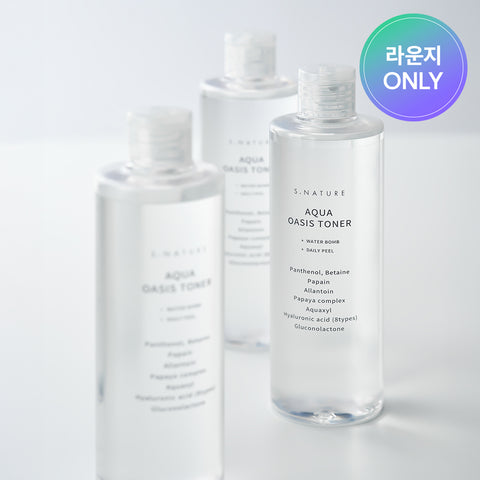 S.Nature Aqua Oasis Toner 210ml 3pc Set