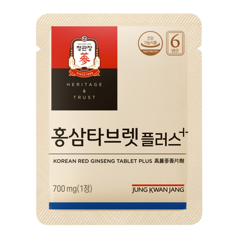 JungKwanJang Red Ginseng Tablet Plus 700mg 60 Tablets