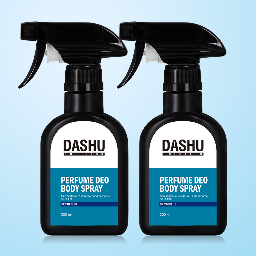 Dashu Solution Perfume Deo Body Spray 200ml Fresh Scent (2 Pack)