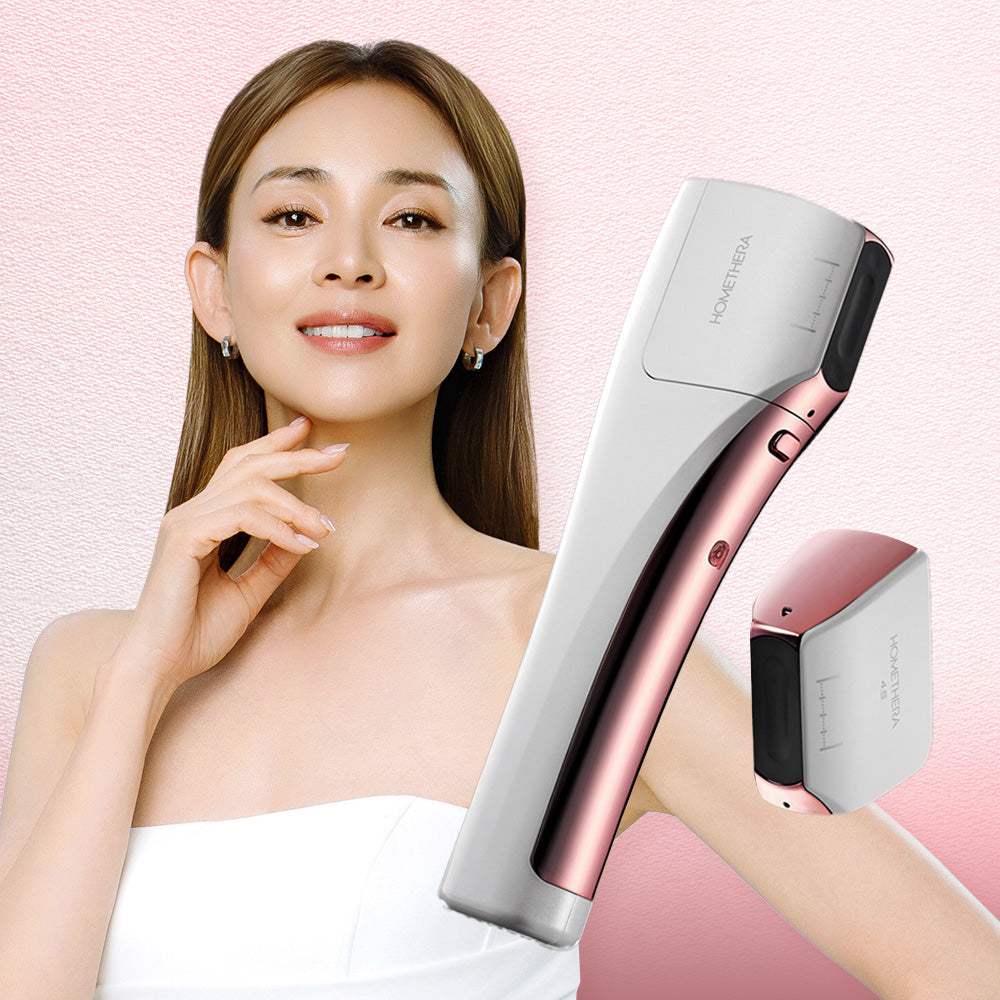 Homethera 100,000-Shot Package (1 Device + 2 Cartridges) HIFU Home Lifting Beauty Device