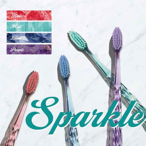 Clio Dentimate Sparkle Elastic Care Toothbrush, Regular Head, 8 Count
