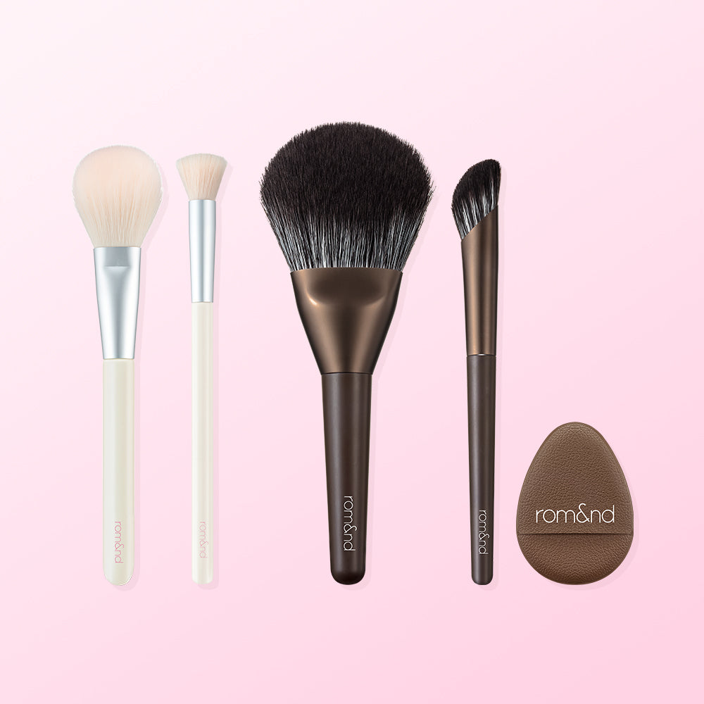 rom&nd Makeup All-in-One Brush Set (3pc / 5pc)