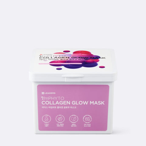 Leaders I'm Phyto Collagen Glow Mask 20 Sheets (4 Pack)