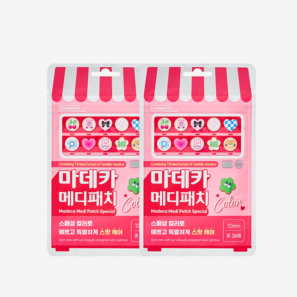 DongKook Pharmaceutical Madeca Medi Patch Special Color 36pcs (2 Pack)