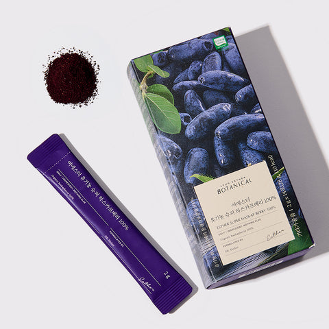 Esther Formula Organic Super Haskap Berry 100% 2g x 14 Sachets 8-Unit Set
