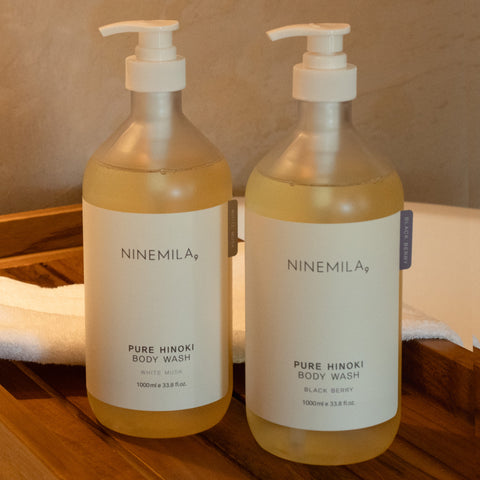 Ninemila Pure Hinoki Body Wash (Blackberry) 1L