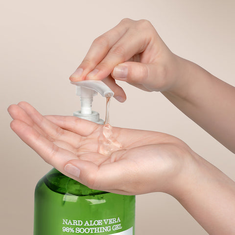 Nard Aloe Vera Soothing Gel 98% 1L (2 Pack)