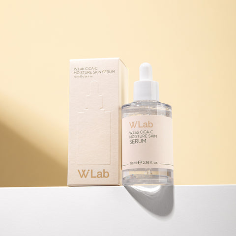 W.Lab Cica C Moisture Barrier Strengthening Large Set (Moisture Skin Serum 70ml + Calming Cream 100ml)