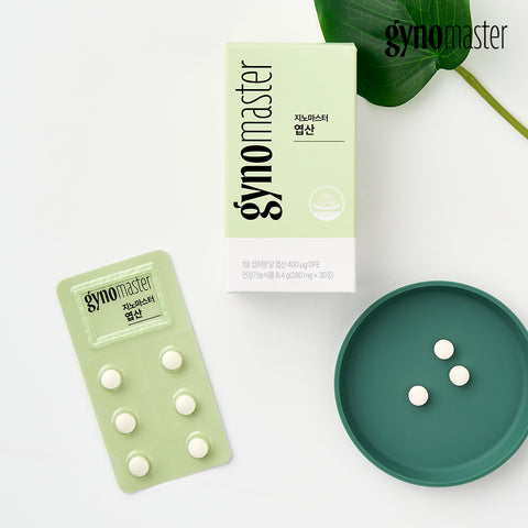 Newtree GinoMaster Active Folate 400 4 Boxes (120-Day) for Pregnancy Preparation & Nursing