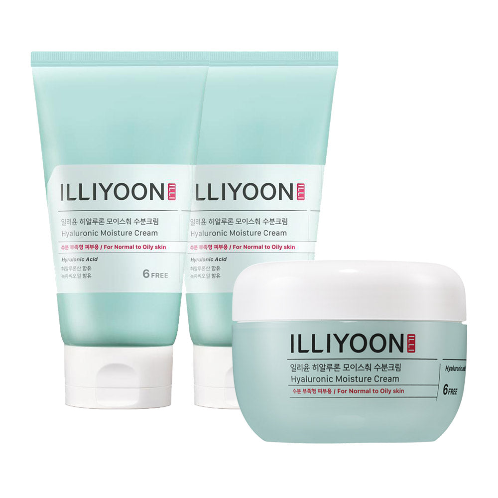 ILLIYOON All-Season Hyaluron Moisture Cream 100ml (3-Pack)