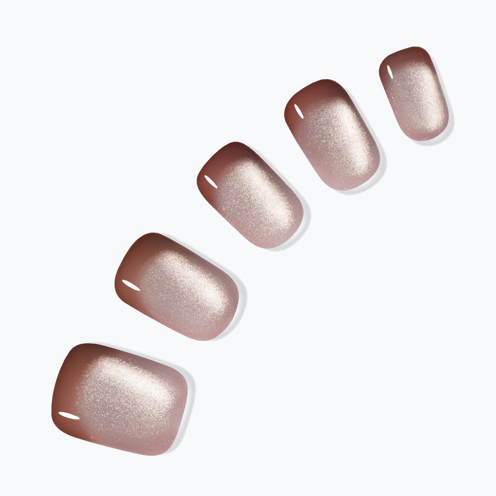 Dashing Diva Magic Press Smudge Wood (Regular Round) Nail Tips