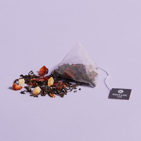 OSULLOC Peach Papaya Black Tea (3 Pyramid Tea Bags 5.4 g)