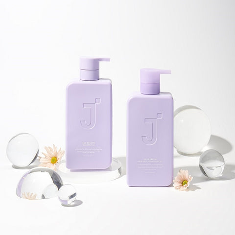 Jsoop Silk Keratin Damage Care Shampoo and Treatment Set (500ml + 500ml)