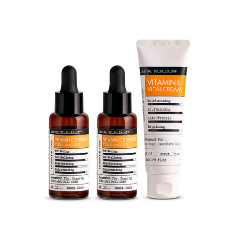 Derma Factory Vitamin CE Routine 3-Piece Set
