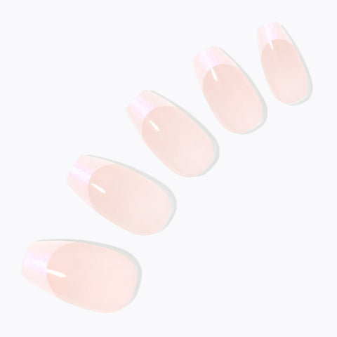Dashing Diva Magic Press Pearl French (Coffin) Nail Tips