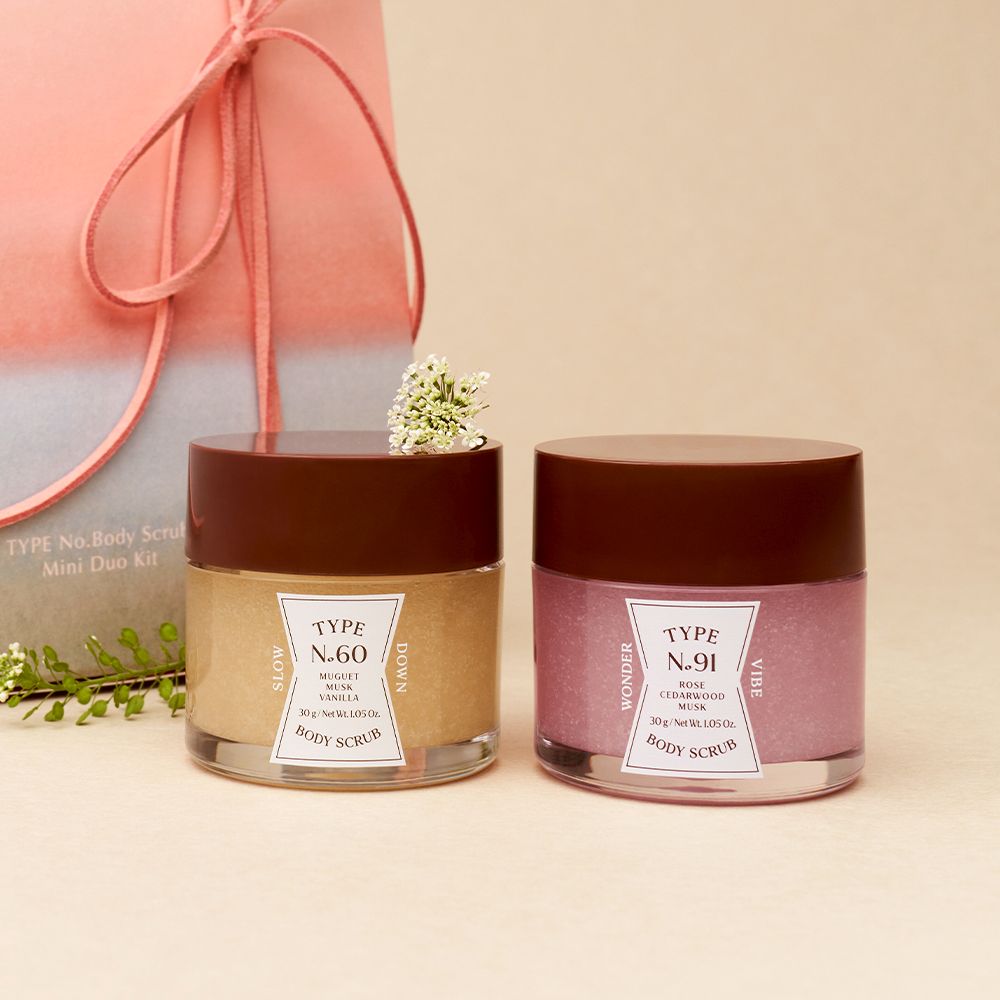TypeNumber Body Scrub Mini Duo Kit 30g (2 Pack)
