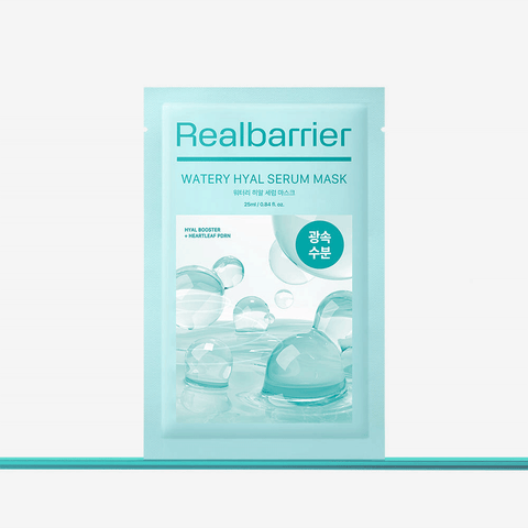 Real Barrier Watery Hyal Serum Mask (10 sheets, 28 ml each)