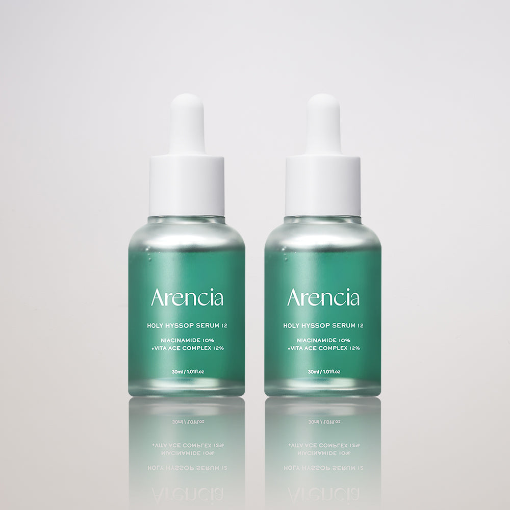 Arencia Holy Hyssop Serum 12 30ml (Daily Cool-Tone Serum) (2 Pack)