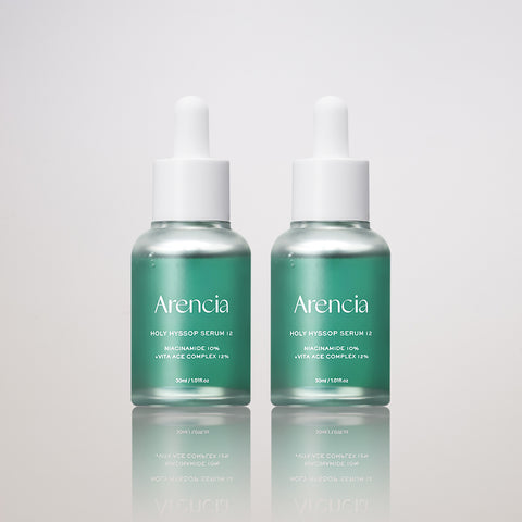 Arencia Holy Hyssop Serum 12 30ml (Daily Cool-Tone Serum) (2 Pack)