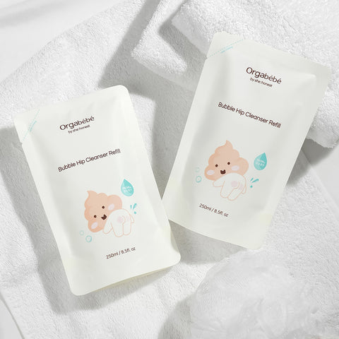 Orgabebe Baby Bum Cleanser Refill 250ml (2 Pack)