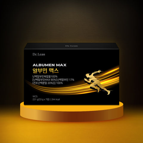 Dr. Lean Albumin Max Drinkable Egg White Albumin Complex 100% 3 Boxes (21 Bottles 21-Day Supply)