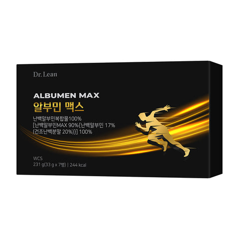 Dr. Lean Albumin Max Drinkable Egg White Albumin Complex 100% 3 Boxes (21 Bottles 21-Day Supply)