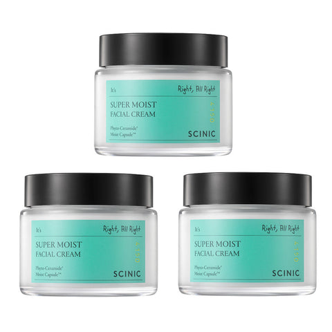 Scinic Super Moist Facial 119 Cream 80ml (3 Pack)
