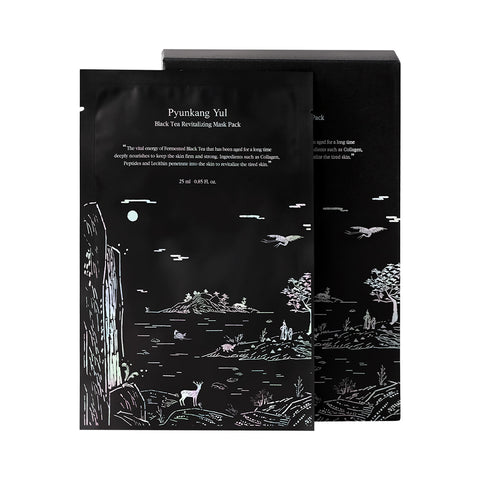 Pyunkang Yul Black Tea Revitalizing Mask Pack 10sheets