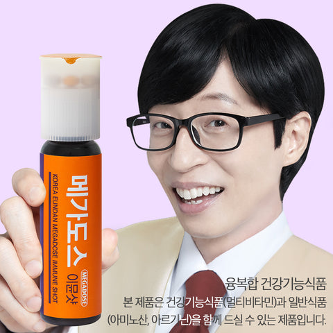 Koreaeundan Megadose Immune Shot 30-Pack (50ml liquid + 1.85g tablet per unit)