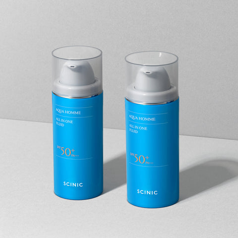 Scinic Aqua Homme All-In-One Fluid SPF50+ 100ml (3 Pack)