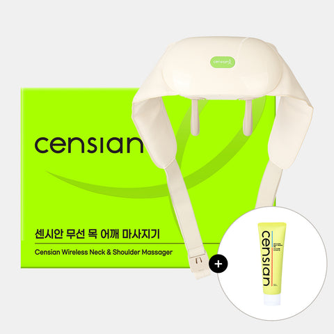 DongKook Censian Wireless Neck & Shoulder Massager (DKP-C001) + Censian Hot & Cool Body Therapy Gel 100ml