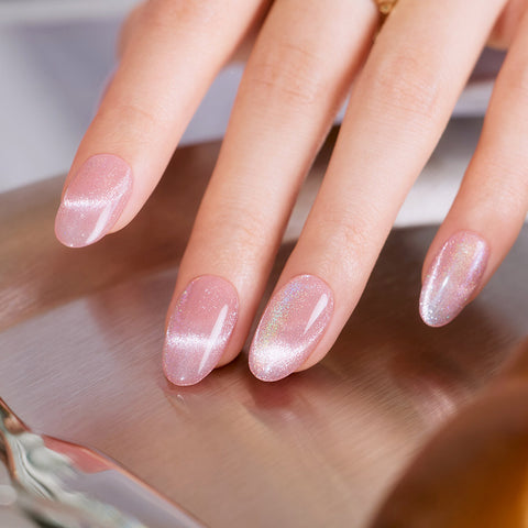 Dashing Diva Magic Press Glow Berry (Almond) Nail Tips