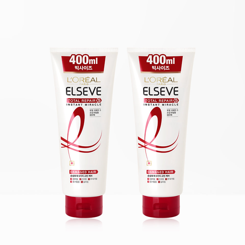 L'Oreal Paris Total Repair 5 Ceramide Hair Pack 400ml (2 Pack)