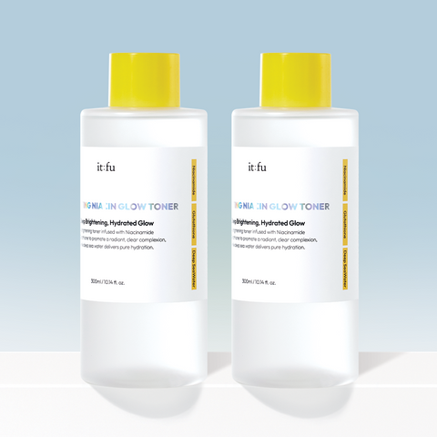 Itfu Glow Tone-Up Toner (Niacinamide 10%) 300ml (2 Pack)