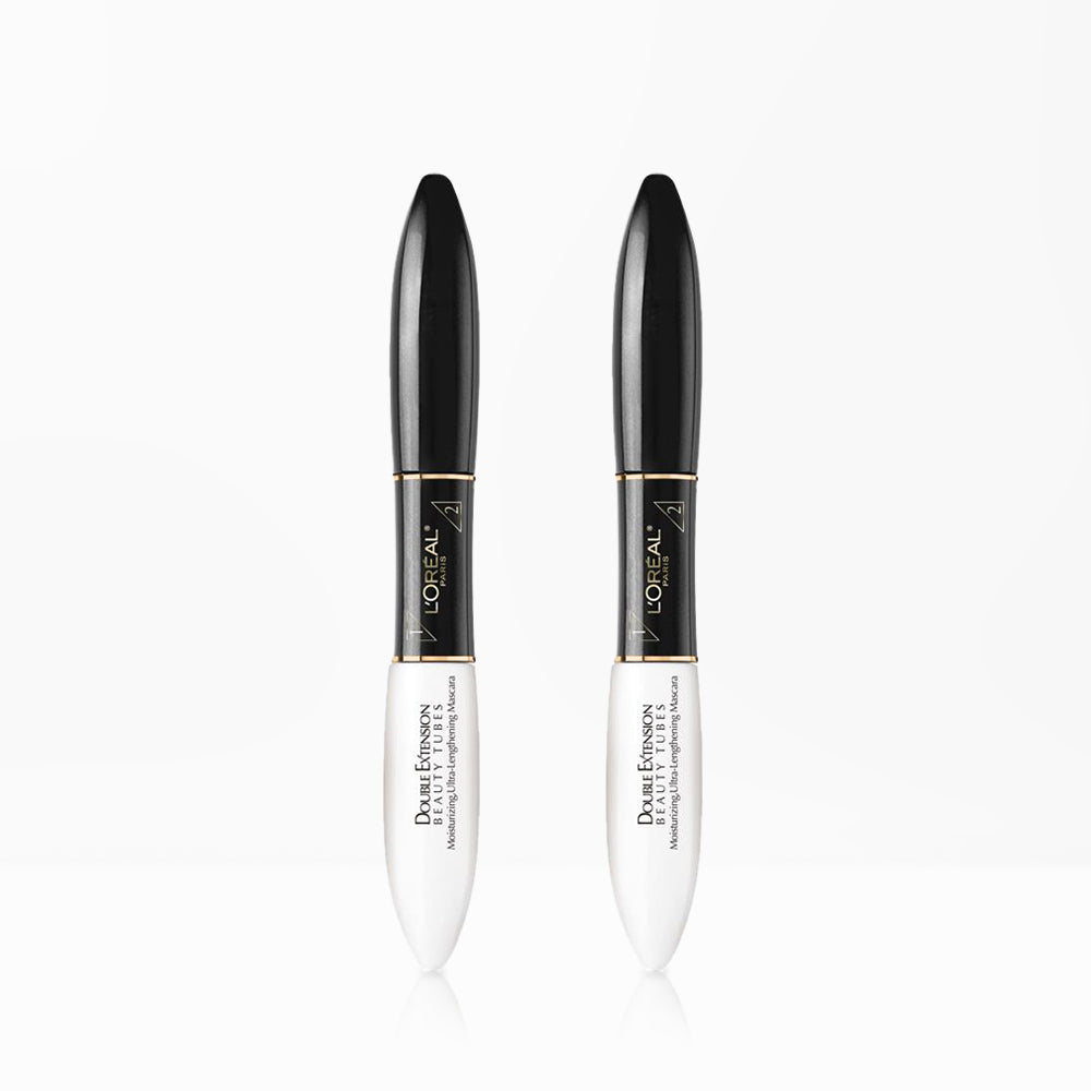 L'Oreal Paris Double Extension Beauty-Tube Mascara (2-Step) 2 Pack 14 ml