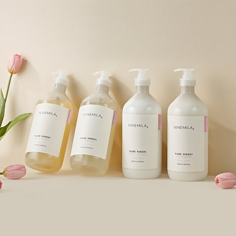 Ninemila Pure Hinoki Shampoo Blackberry Scent 1L