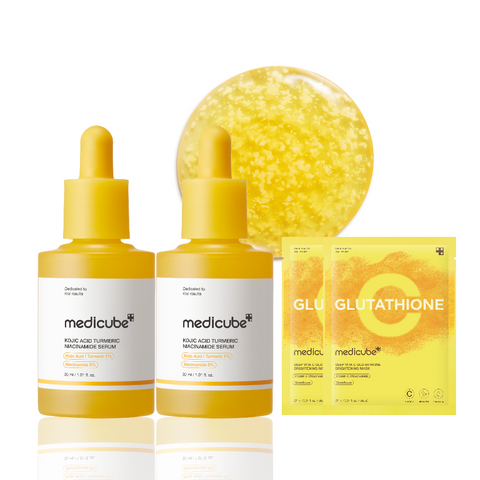 Medicube Kojic Acid Turmeric Vita Brightening Toning Serum 30ml (2 pack)