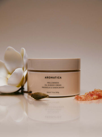 Aromatica Mellowness Oil-in Body Cream Magnolia & Sandalwood 200g