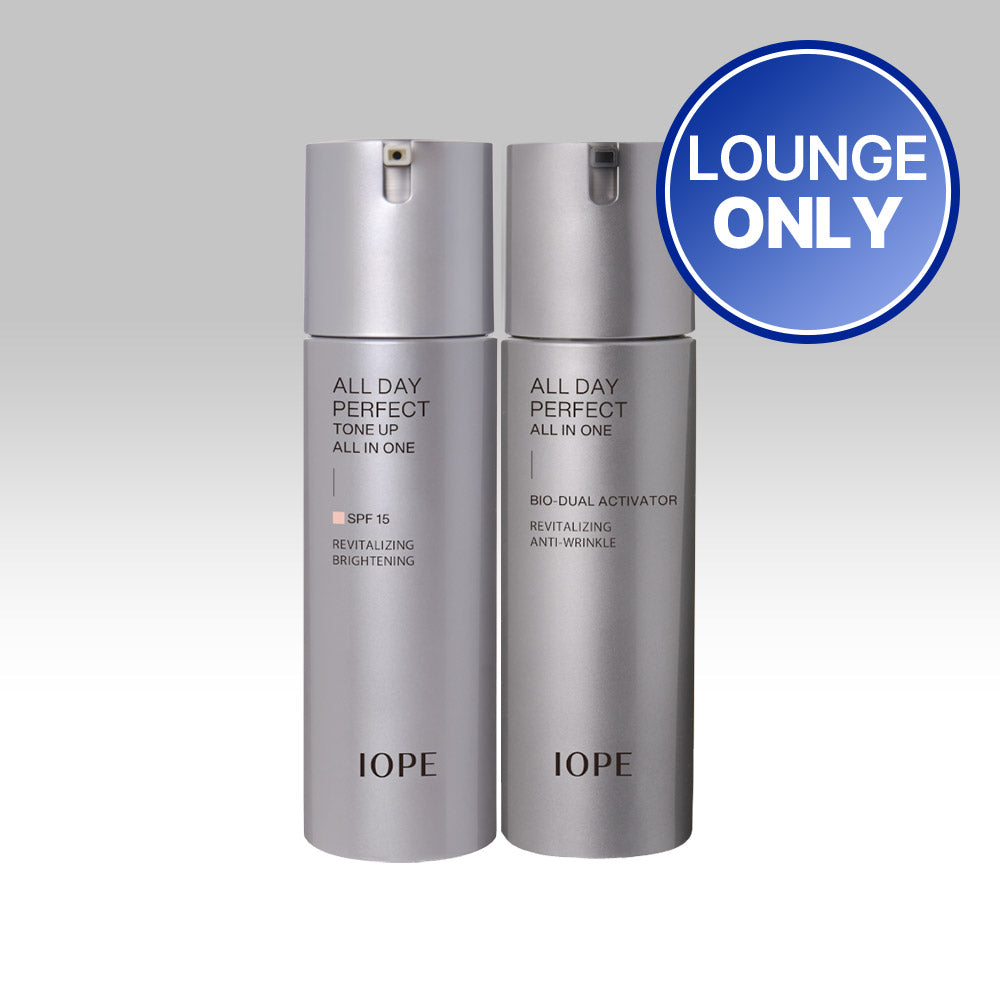 IOPE Men All Day Perfect All-in-One 120ml + Tone-Up All-in-One 120ml