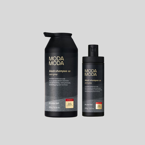 MODAMODA Zero Gray Black Shampoo 10 (Musk) - 300g + 100g (400g total)