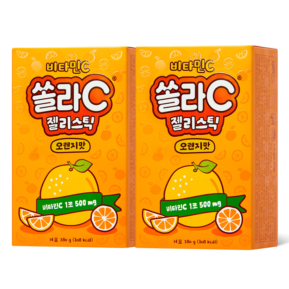 Koreaeundan Vitamin C Solar C Jelly Stick (Orange) 14 Sticks x 2