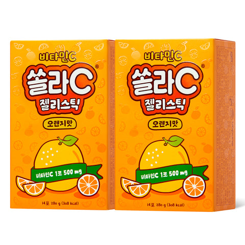 Koreaeundan Vitamin C Solar C Jelly Stick (Orange) 14 Sticks x 2